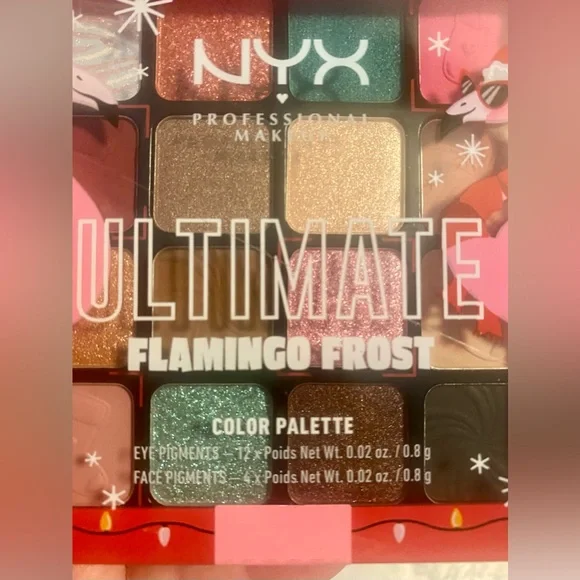 NYX NWT Ultimate Shadow Palette in limited “Flamingo Frost" variant - Picture 2 of 4